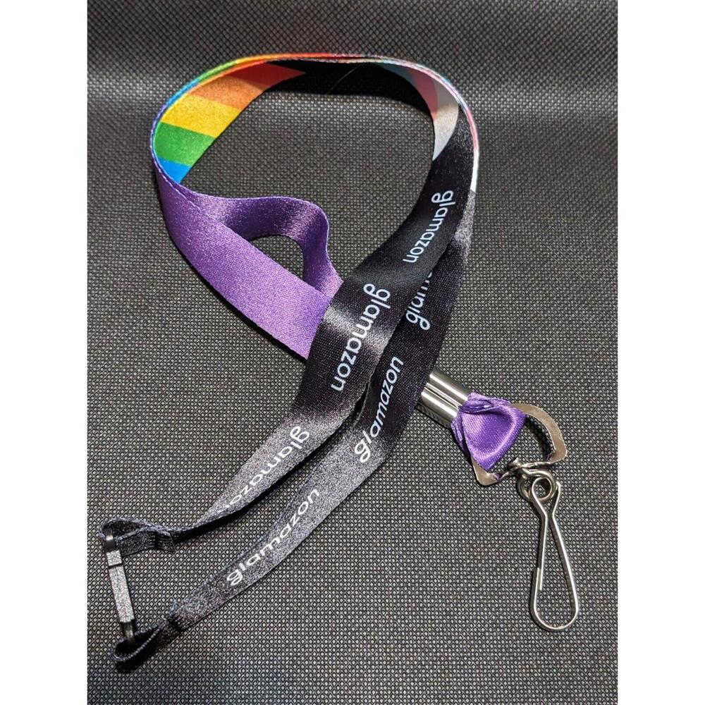 Glamazon‎ Rainbow LGBTQ+ Amazon Affinity Group Lanyard